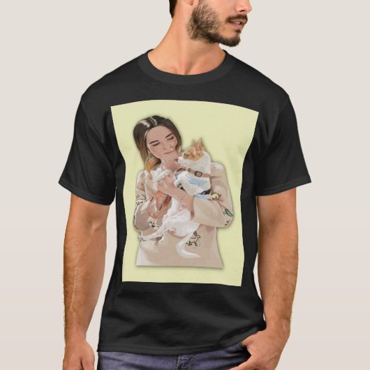 Foto aanpassen t-shirt (Voorkant)