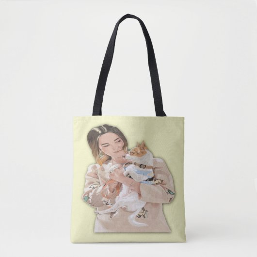 Foto aanpassen tote bag (Voorkant)