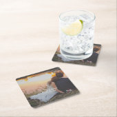 Foto Aanpassen Wedding Engagement Party Kartonnen Onderzetters (Insitu)