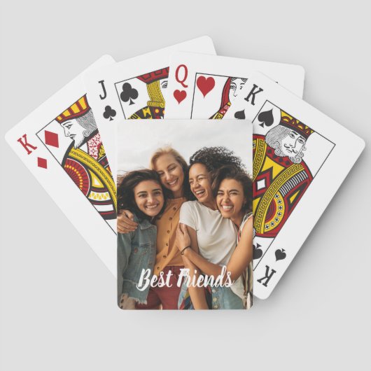 Foto Aanpassing Beste vrienden Pokerkaarten (Achterkant)