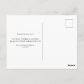  Foto Aanvraag voor Aangepaste Halloween-partij Briefkaart (Achterkant)