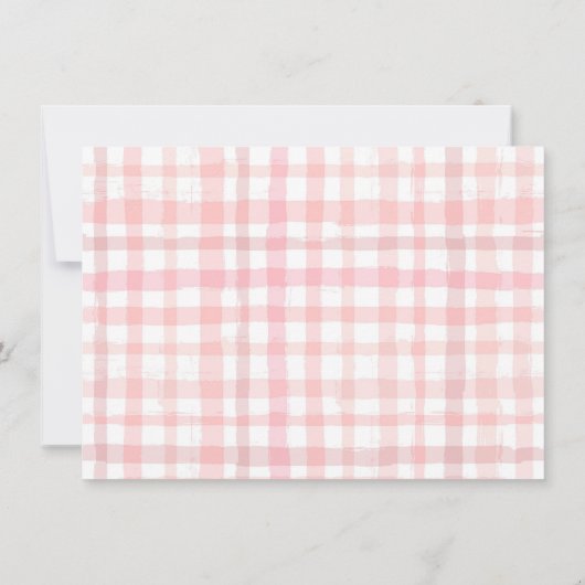 Foto Aardbei bedankkaart Kaart (Achterkant)