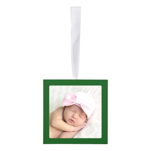 Foto ABC Blokken Birth Stats Keepomwille Ornament (Rechts)