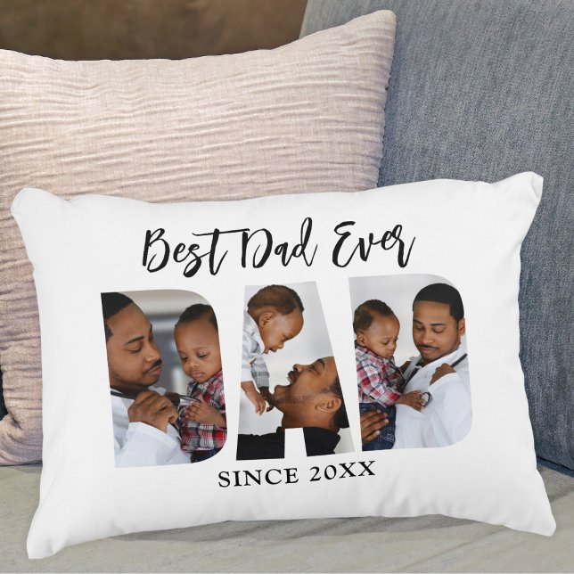 Foto-accentkussen 'Beste papa ooit' Accent Kussen (Creator heeft geüpload)