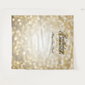 Foto-achtergrond 60e verjaardag gouden glitters li wandkleed (Voorkant (horizontaal))