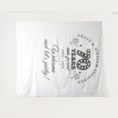 Foto-achtergrond 70-jarig jubileum 'In eeuwigheid' Wandkleed (Voorkant (horizontaal))