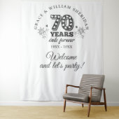 Foto-achtergrond 70-jarig jubileum 'In eeuwigheid' Wandkleed (In situ)