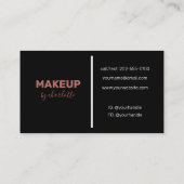 Foto Achtergrond Makeup Artist Visitekaartje (Achterkant)