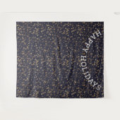 Foto-achtergrond met sterrenhemel Gelukkig feest Wandkleed (Voorkant (horizontaal))