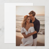 Foto achtergrond repetitie diner Vellum Kaart (Voorkant / Achterkant)