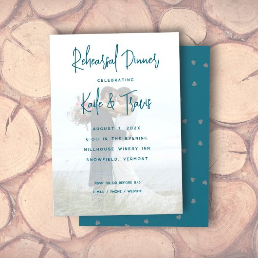 Foto Achtergrond Uitnodiging voor bruiloft voor br