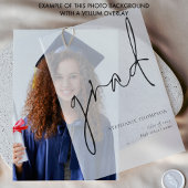 Foto Achtergrond voor Vellum Afstudeerder Aankondi Aankondiging