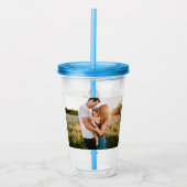 Foto Acryl Tumbler met stro Acryl Drinkbeker (Voorkant)