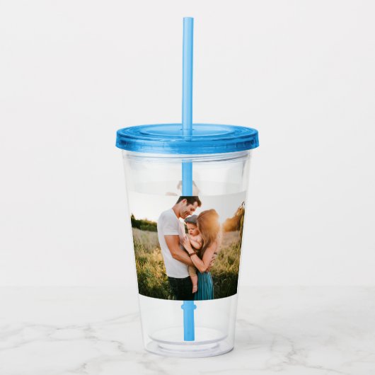 Foto Acryl Tumbler met stro Drinkbeker (Voorkant)
