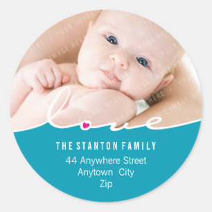 FOTO ADRES STICKER :: love divide 9