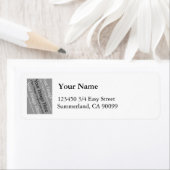 Foto Adreslabel Sjabloon klein Etiket (Insitu)