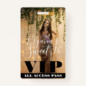 Foto Afbeelding Aangepast nummer op zaterdag 16 VI Badge (Voorkant)