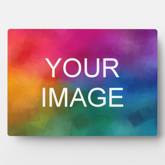 Foto Afbeelding Afbeelding Logo Sjabloon Horizonta Fotoplaat (voorkant)