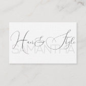 Foto Afbeelding Elegante moderne kalligrafie handt Visitekaartje (Voorkant)
