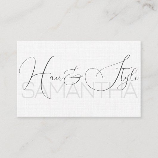 Foto Afbeelding Elegante moderne kalligrafie handt Visitekaartje (Voorkant)