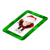 Foto afbeelding Lijst Green Metallic Crumpled Fabr Magneet (Linkerzijde)