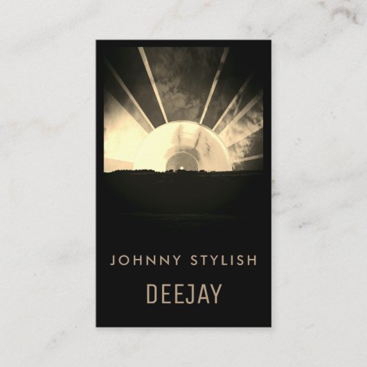 Foto afbeelding omhulsel vinyl  kunst visitekaartje (Voorkant)