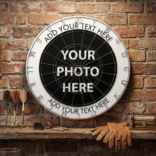 Foto & Afbeelding Uploaden en Tekst Toevoegen – Aa Dartbord