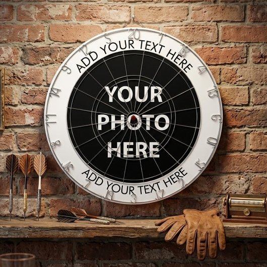 Foto & Afbeelding Uploaden en Tekst Toevoegen – Aa Dartbord