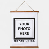 Foto & Afbeelding Uploaden en Tekst Toevoegen – Aa Hangend Wandkleed (Voorkant)