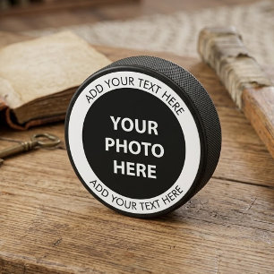Foto & Afbeelding Uploaden en Tekst Toevoegen – Aa Hockey Puck