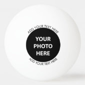 Foto & Afbeelding Uploaden en Tekst Toevoegen – Aa Pingpongbal (Voorkant)