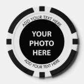 Foto & Afbeelding Uploaden en Tekst Toevoegen – Aa Poker Chips (Voorkant)