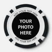 Foto & Afbeelding Uploaden en Tekst Toevoegen – Aa Poker Chips (Achterkant)