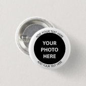 Foto & Afbeelding Uploaden en Tekst Toevoegen – Aa Ronde Button 3,2 Cm (Voorkant /achterkant)