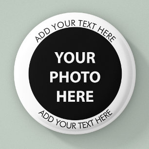 Foto & Afbeelding Uploaden en Tekst Toevoegen – Aa Ronde Button 3,2 Cm
