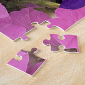 Foto Afbeelding van Morning Glory Pink & Purple Fl Legpuzzel (Zijkant)