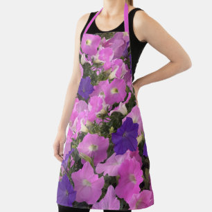 Foto afbeelding van Morning Glory Roze & Paarse Bl Schort