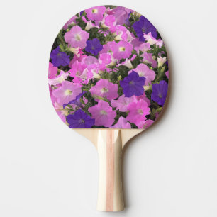 Foto afbeelding van Morning Glory Roze & Paarse Bl Tafeltennisbatje