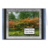 Foto Afbeeldingen voor Beste Broeder Birthday Kaar (Voorkant Horizontaal)