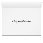 Foto-Afbeeldingen voor oom Birthday Kaart (Binenzijde Horizontaal (Onderkant))