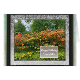 Foto Afbeeldingen voor zuster Birthday Kaart