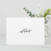 Foto afdrukken aankondiging (Staand voorkant)