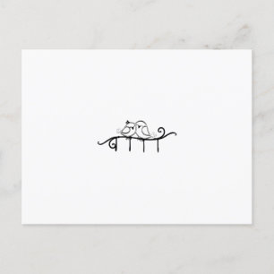 Foto afdrukken aankondigingskaart