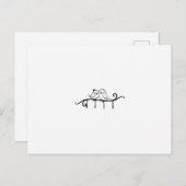 Foto afdrukken aankondigingskaart (Voorkant / Achterkant)