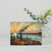 Foto afdrukken folie uitnodiging briefkaart (Staand Voorkant)