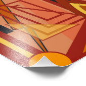 Foto afdrukken met Art Deco Art (Hoek)