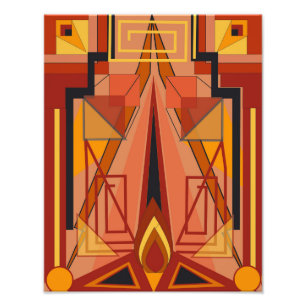Foto afdrukken met Art Deco Art