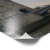 Foto afdrukken met towerbrug over de Theems (Hoek)