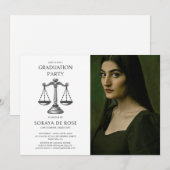 Foto afgestudeerde rechtenstudent kaart (Voorkant / Achterkant)