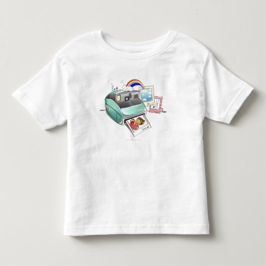 Foto afkomstig uit een camera kinder shirts (Voorkant)